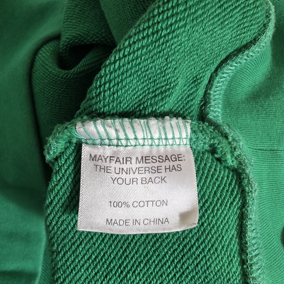 The Mayfair Group Compassion Graphic Sweatshirt In Green - Picture 4 of 10